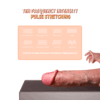 Realistic Thrusting Dildo Licking Vibrator - 8.7 inch Vibrating Dildos - Image 6