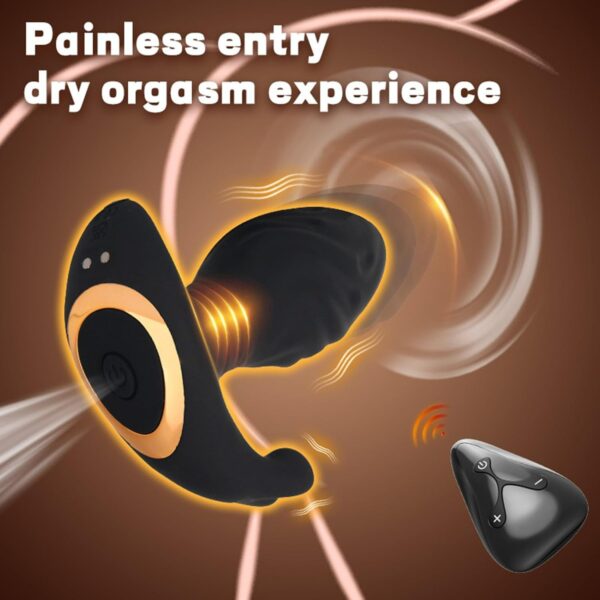 Prostate Massage Sex Toy for Prostate Toys with 10 Types of Extension & 10 Vibrating Modes - Image 3
