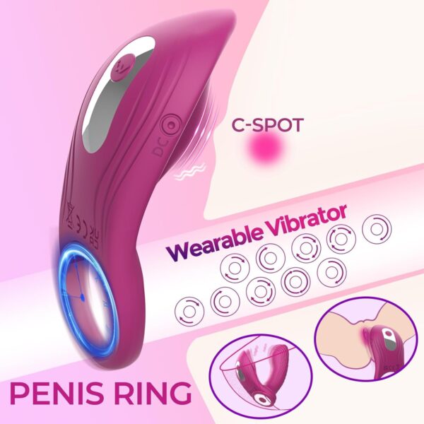 3 in 1 Wearable Vibrator with Remote Control Detachable Panty Vibrator Couples - Image 3