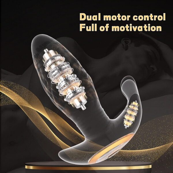 Prostate Massage Sex Toy for Prostate Toys with 10 Types of Extension & 10 Vibrating Modes - Image 5