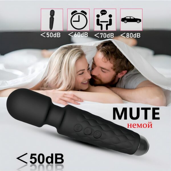 Multiple Use Full Body Powerful Vibrating Massager (Black) - Image 3