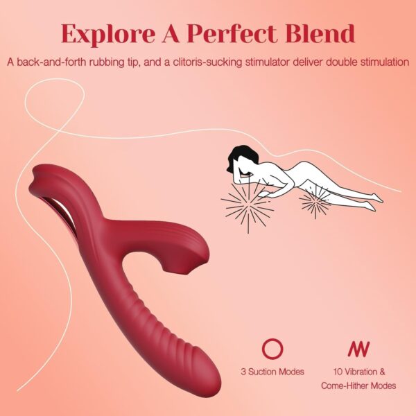 Rabbit Vibrator Sucking-with 3 Suction and 10 Vibration - Image 9