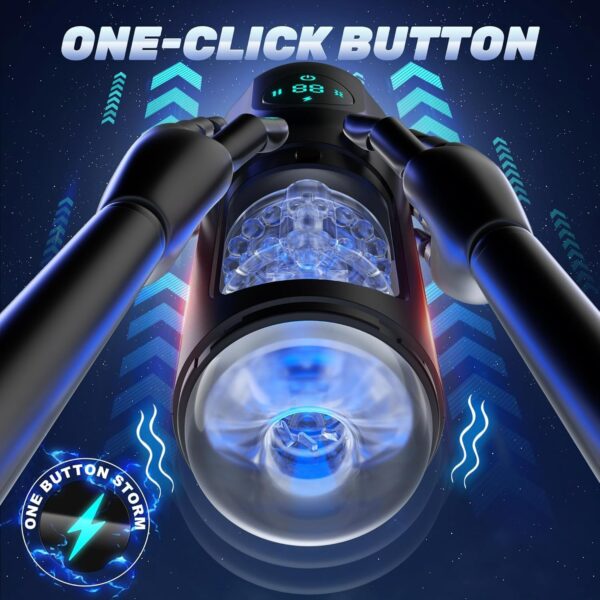 Male Masturbator | - with 8 Vibrating & 8 Thrusting Modes - Image 3