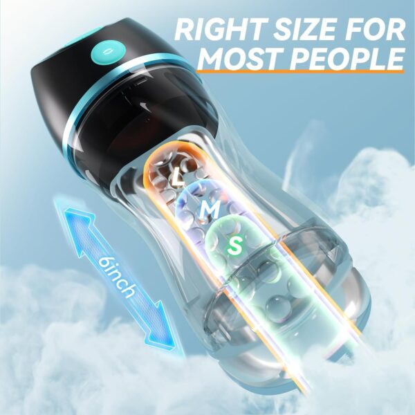 Automatic Male Masturbator - with 3 Vacuum Suction & 7 Vibration - Image 5