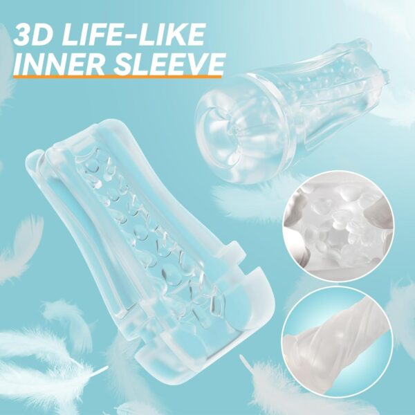 Automatic Male Masturbator - with 3 Vacuum Suction & 7 Vibration - Image 6