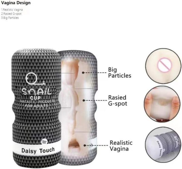 Male Masturbator,Color Optional (Gray | white | yellow) - Image 2
