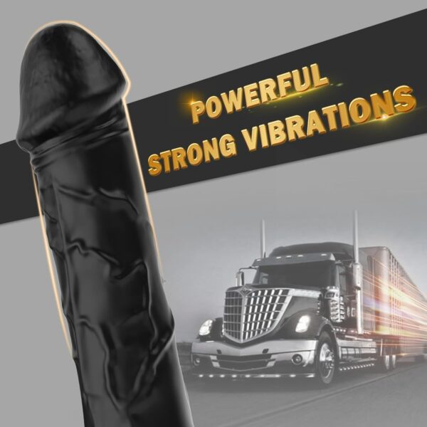 Dildo Vibrator - with 10 Vibrations,Realistic Silicone Dildos - Image 2