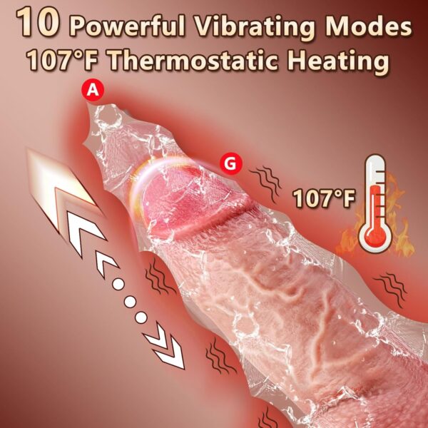 Huge Thick Dildo Vibrator, 2.5'' Diameter - Image 2