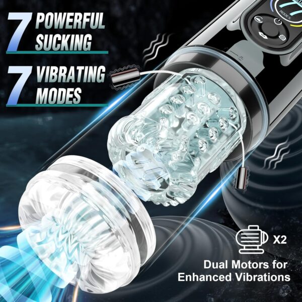Male Masturbator,7 Sucking & Vibrating & Thrusting - Image 3