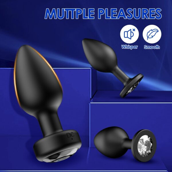 Anal But Plug | with Remote Control 10 Frequency Vibration - Image 4