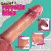 Foreskin Dildos Realistic Movable ,10 Inch Powerful Suction Cup - Image 2