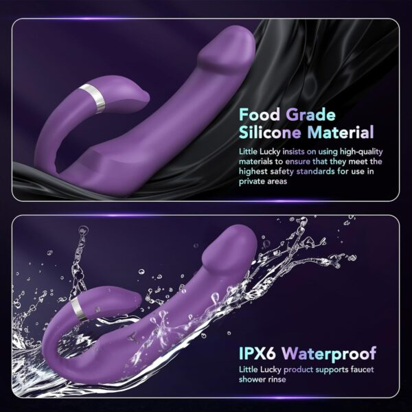 Rabbit Vibrator,G-Spot Dildo -with 10 Vibration 10 Thrust - Image 4