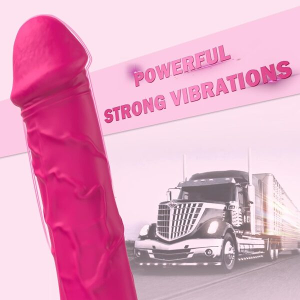 Dildo Vibrator - with 10 Vibrations,Realistic Silicone Dildos - Image 11