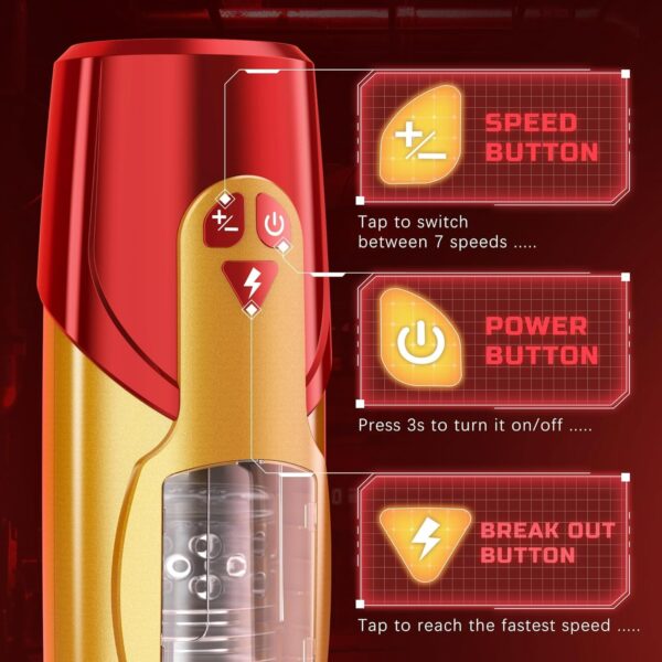 Hurricane - 7 Thrusting & Rotating Modes Automatic Electric - Image 12