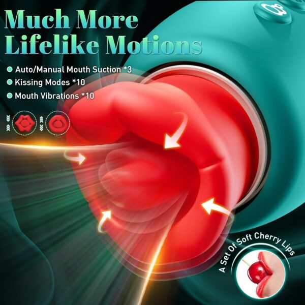 |Rose Vibrator| for Couples Sex Toys - 4IN1 Suction Vibrators - Image 2