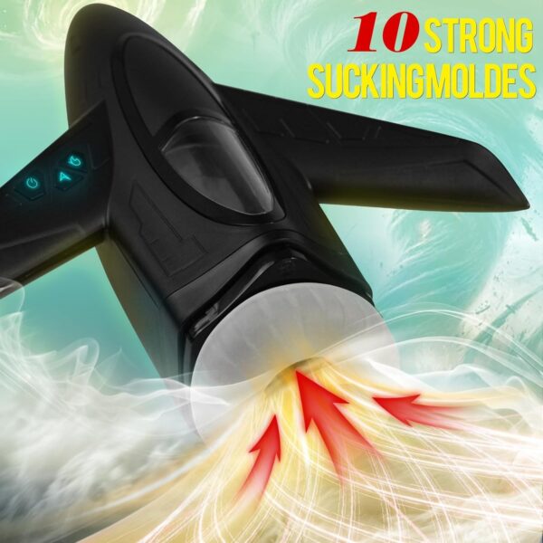 Male Masturbator,with 10 Thrusting,Suction,Vibrating Modes - Image 6