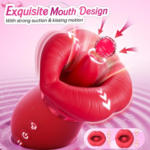 Rose Vibrator-|5-in-1| and |4-in-1| Sucking Vibrator - Image 3