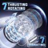 Male Masturbator- Penis Pump Enlargers with 7 Thrusting Sucking - Image 4