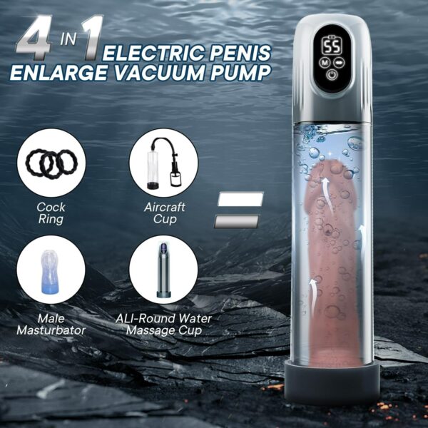 Penis Pump,4 Training Pressure and 5 Suction Modes - Image 4