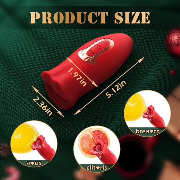 Rose Toys,with 10 Vibration Modes and 10 French Kissing Modes - Image 4