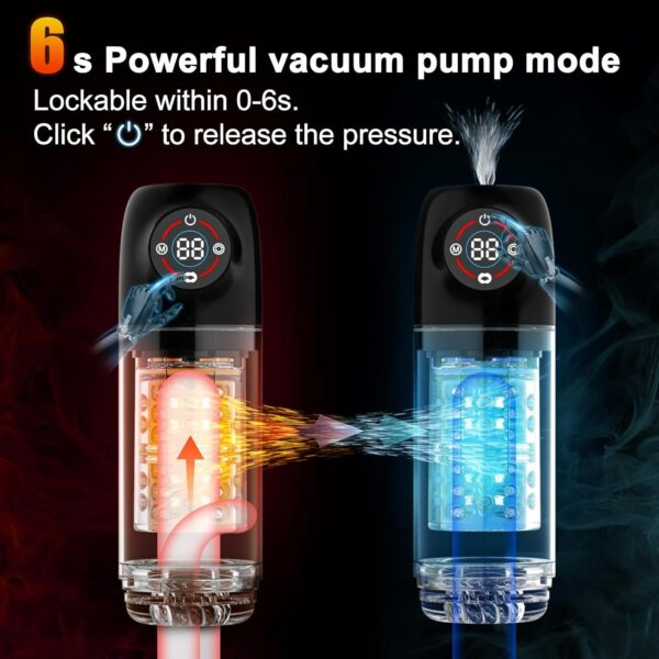 Male Masturbator-Upgrade 6s Vacuum Pump 7 Rotating 7 Sucking 7 Licking - Image 5