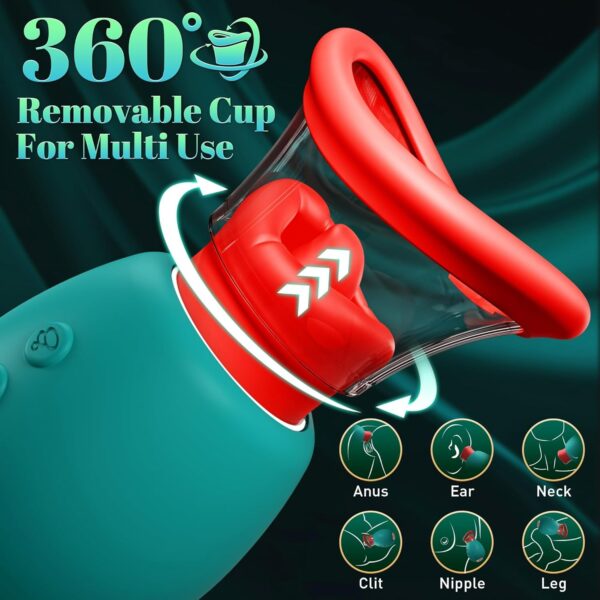 |Rose Vibrator| for Couples Sex Toys - 4IN1 Suction Vibrators - Image 5