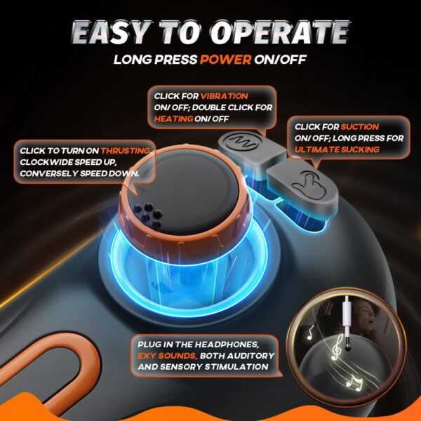 Male Automatic Masturbator 6-in-1 Male Sex Toy - Image 4