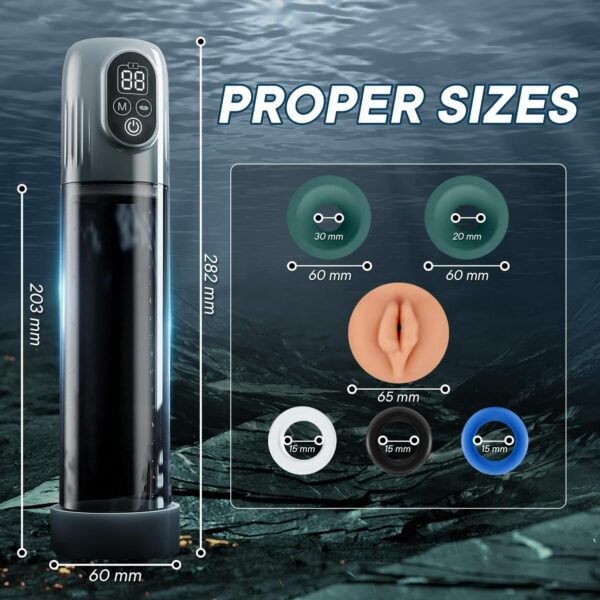 Penis Pump,4 Training Pressure and 5 Suction Modes - Image 6