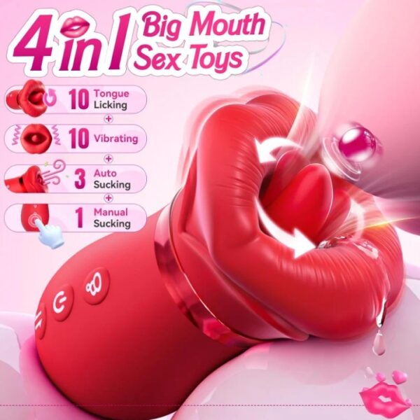 Rose Vibrator-|5-in-1| and |4-in-1| Sucking Vibrator - Image 8