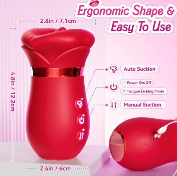 Rose Vibrator-|5-in-1| and |4-in-1| Sucking Vibrator - Image 10